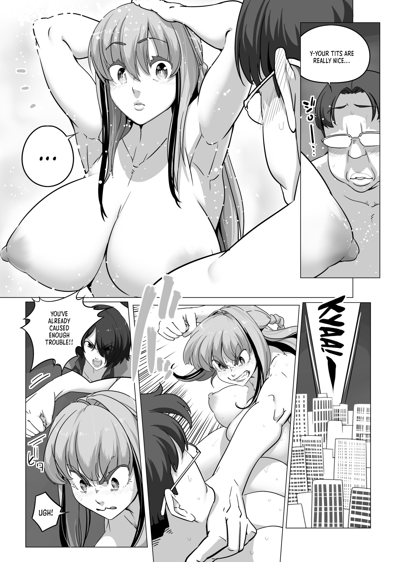 Hentai Manga Comic-Beauties Using Niche Martial Art Styles Series - Jeet Kune Do Woman-Read-8